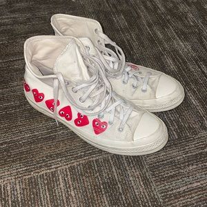 Gently Used Size 10 CDG Converse